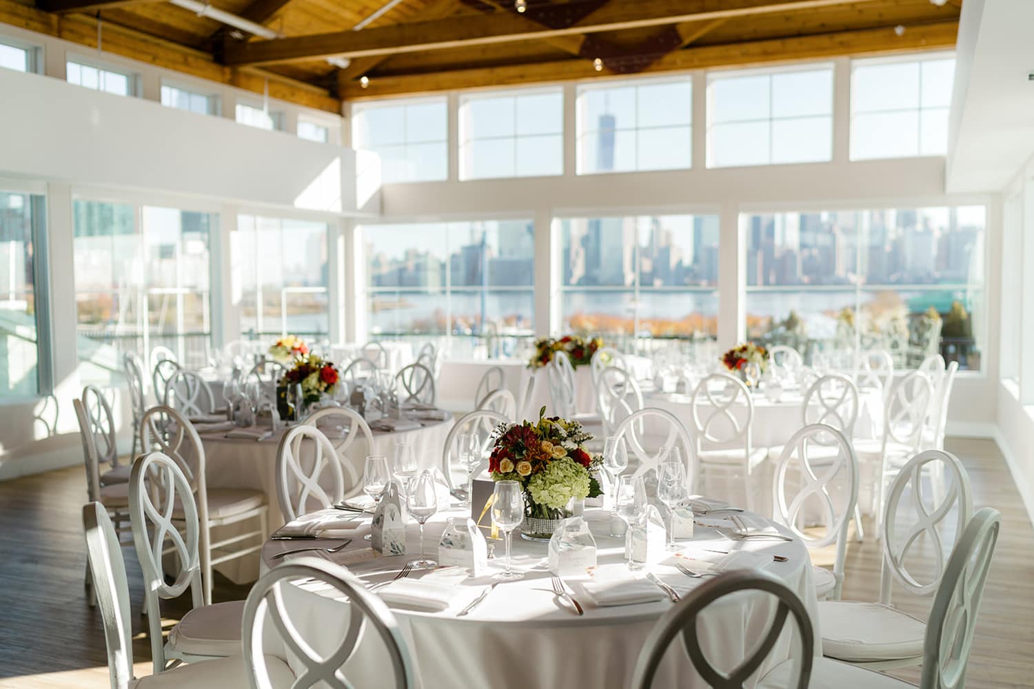 Maritime Parc wedding reception setting