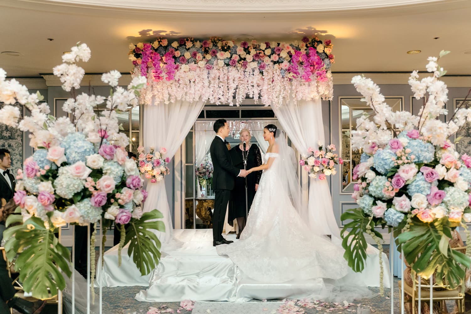 Wedding ceremony at the Pierre Hotel New York